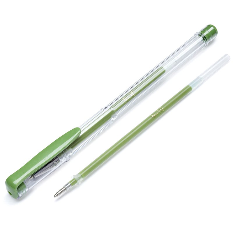 OfficeGoods Gel Pen Refills - 24 Individual Colors - Fits Most Gel Pens - Fast Drying Ink - Perfect for Artists, Adult & Kids Coloring Books, Mandalas, Nature - 2 Pack - Greens - Image 5